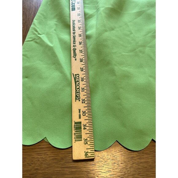 NWT J.Crew Women's Green Sleeveless Scalloped Sheath Dress - Size 0 Classic‎ - Picture 5 of 9